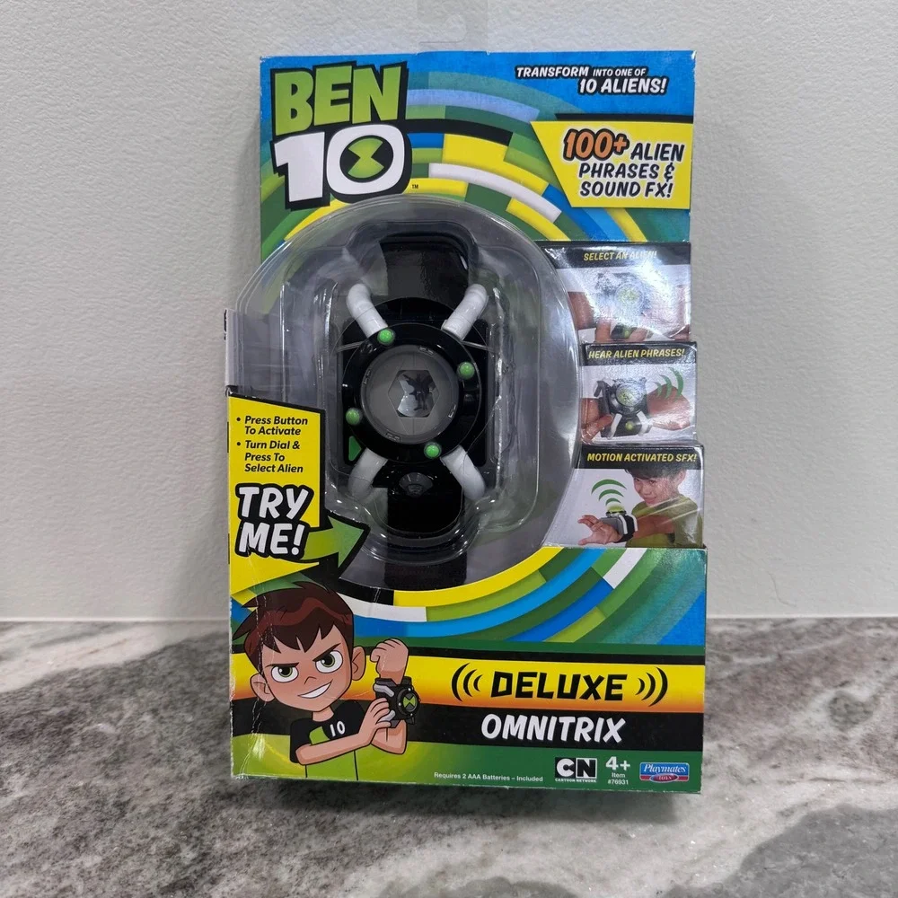 Ben 10 Deluxe Omnitrix Watch Playmates Toys 100+ Phrases Sound FX 76931 NIB